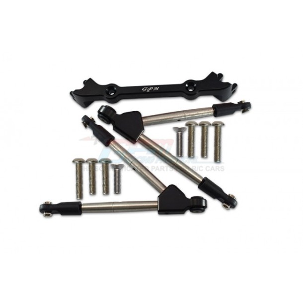 ALUMINUM FRONT TIE RODS WITH STABILIZER FOR C HUB--RUS4049F