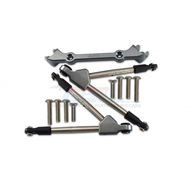 ALUMINUM FRONT TIE RODS WITH STABILIZER FOR C HUB--RUS4049F