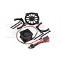 ALUMINUM MOTOR HEATSINK WITH COOLING FAN -9PC SET--ER2018FAN