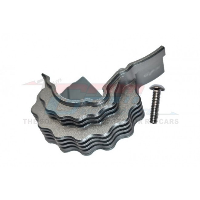 ALUMINUM CENTER MAIN GEAR COVER W. HEAT SINK FINS-2PC SET--ER2038GCA