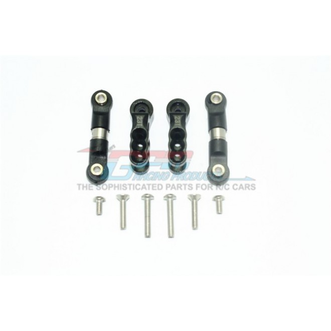 ALUMINUM 23T SERVO HORN WITH STAINLESS STEEL ADJUSTABLE TIE RODS-10PC SET--ER216023S