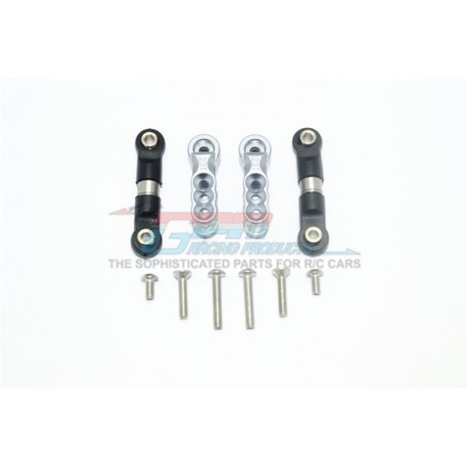 ALUMINUM 23T SERVO HORN WITH STAINLESS STEEL ADJUSTABLE TIE RODS-10PC SET--ER216023S