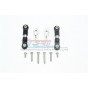 ALUMINUM 23T SERVO HORN WITH STAINLESS STEEL ADJUSTABLE TIE RODS-10PC SET--ER216023S