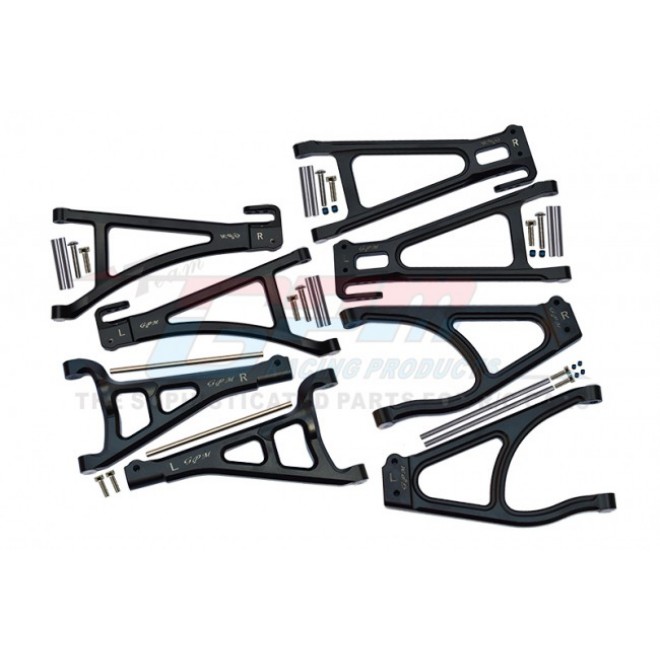 ALUMINUM FULL SUSPENSION ARM SET (FRONT+REAR & UPPER+LOWER)-40PC SET--ER24567