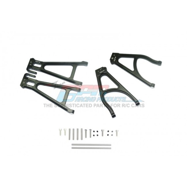 ALUMINUM REAR SUSPENSION ARM SET (UPPER+LOWER)--ER25657