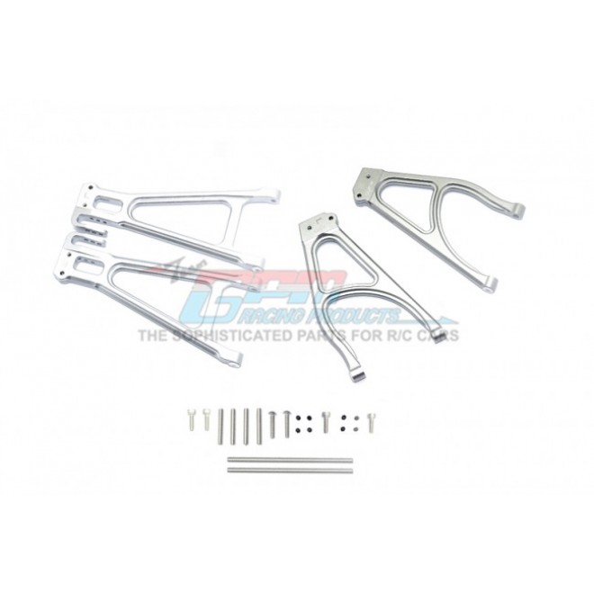 ALUMINUM REAR SUSPENSION ARM SET (UPPER+LOWER) -24PC SET--ER25657