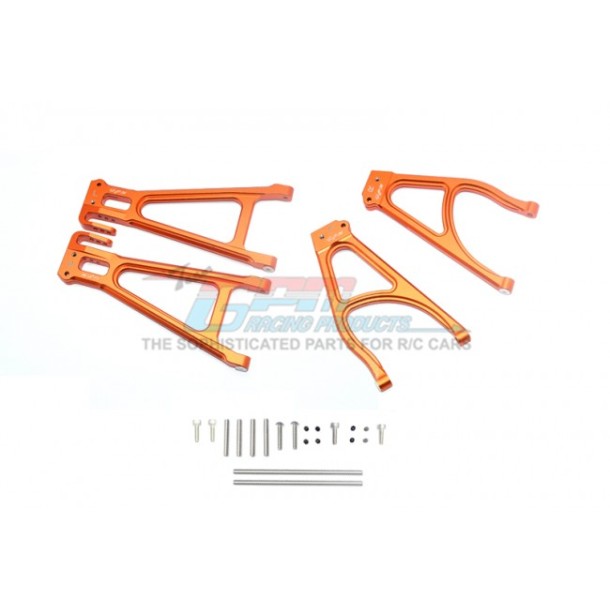 ALUMINUM REAR SUSPENSION ARM SET (UPPER+LOWER)--ER25657