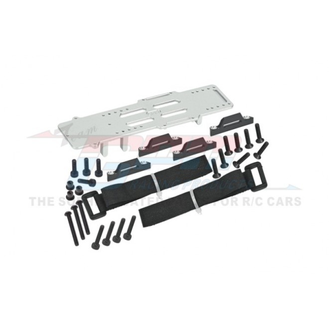 ALUMINUM 7075 LARGE CAPACITY BATTERY COMPARTMENT WITH ESC AND RECEIVING BRACKET--LMTM0126A