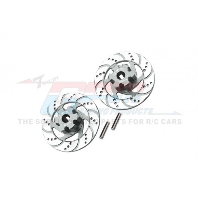 ALUMINUM +3MM HEX WITH BRAKE DISK WITH SILVER LINING--UDR010DX+3MM