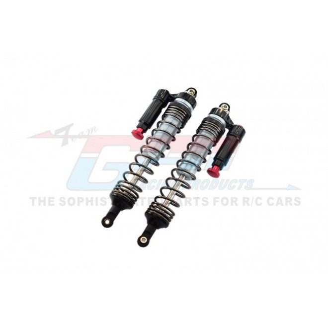 ALUMINUM 6061-T6 REAR L-SHAPE PIGGY BACK (BUILT-IN PISTON SPRING) ADJUSTABLE SPRING DAMPERS 139MM--UDR139R/LN