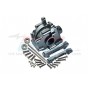 ALUMINUM FRONT GEAR BOX+FRONT LOWER SUSPENSION MOUNT -26PC SET--LU4012