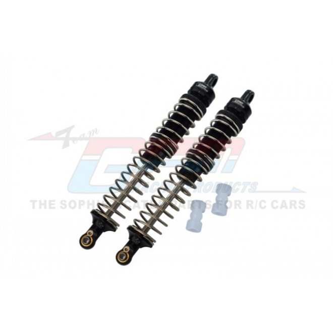 ALUMINUM FRONT/REAR ADJUSTABLE SPRING DAMPERS (130MM)--LMT130F/R