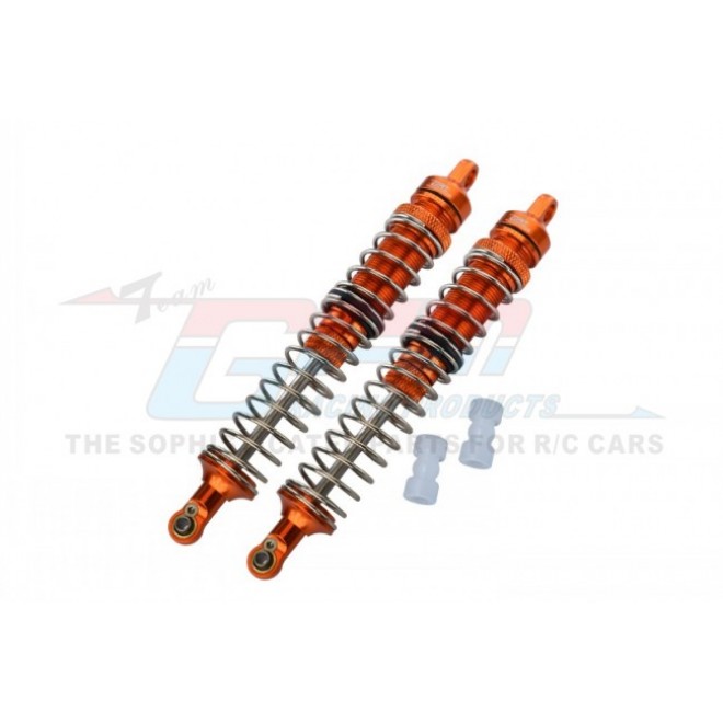 ALUMINUM FRONT/REAR ADJUSTABLE SPRING DAMPERS (130MM)--LMT130F/R