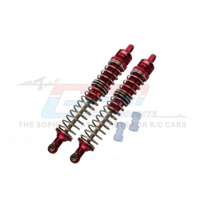 ALUMINUM FRONT/REAR ADJUSTABLE SPRING DAMPERS (130MM)--LMT130F/R