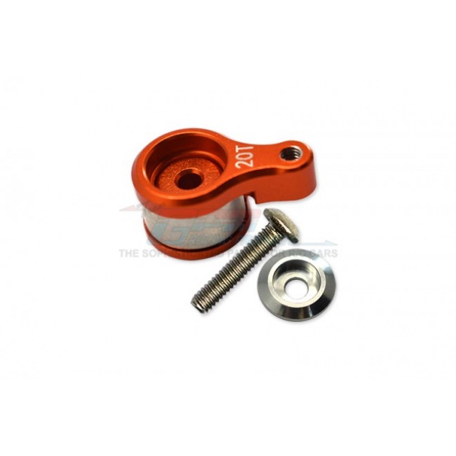 ALUMINUM 20T SERVO HORN W. BUILT-IN SPRING -3PC SET--LM020TSH