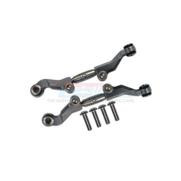 ALUMINUM+STAINLESS STEEL ADJUSTABLE FRONT STEERING TIE ROD--LM162S